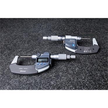 MITUTOYO 406-250-30-BT Wireless Set Microm., Non Rot. Spindle - 0-25mm