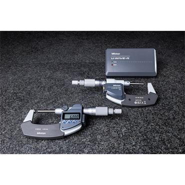 MITUTOYO 406-250-30-IEEE Wireless Set Microm., Non Rot. Spindle - 0-25mm