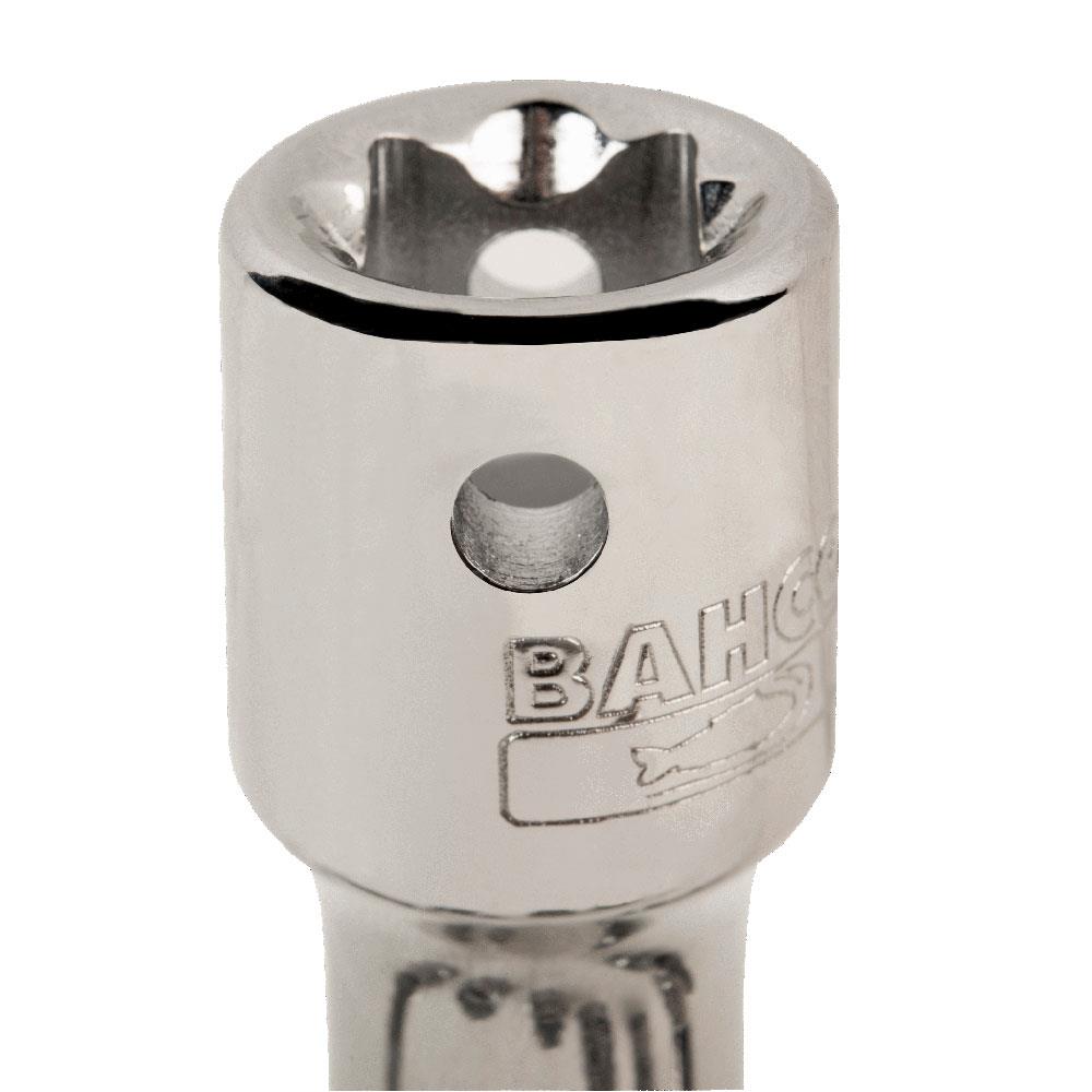 BAHCO TAH08 1/4" Square Drive Socket with Metric Hex Profile and 4