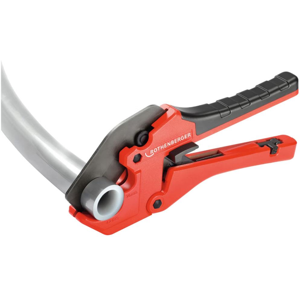 ROTHENBERGER 1000003011 Plastic Pipe Scissors ROCUT 42 TWIN CUT, 042mm