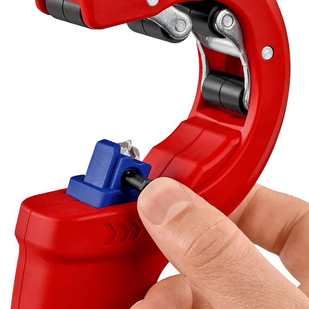 KNIPEX 90 23 01 BK DP50 Pipe Cutter for Plastic Drain Pipes available