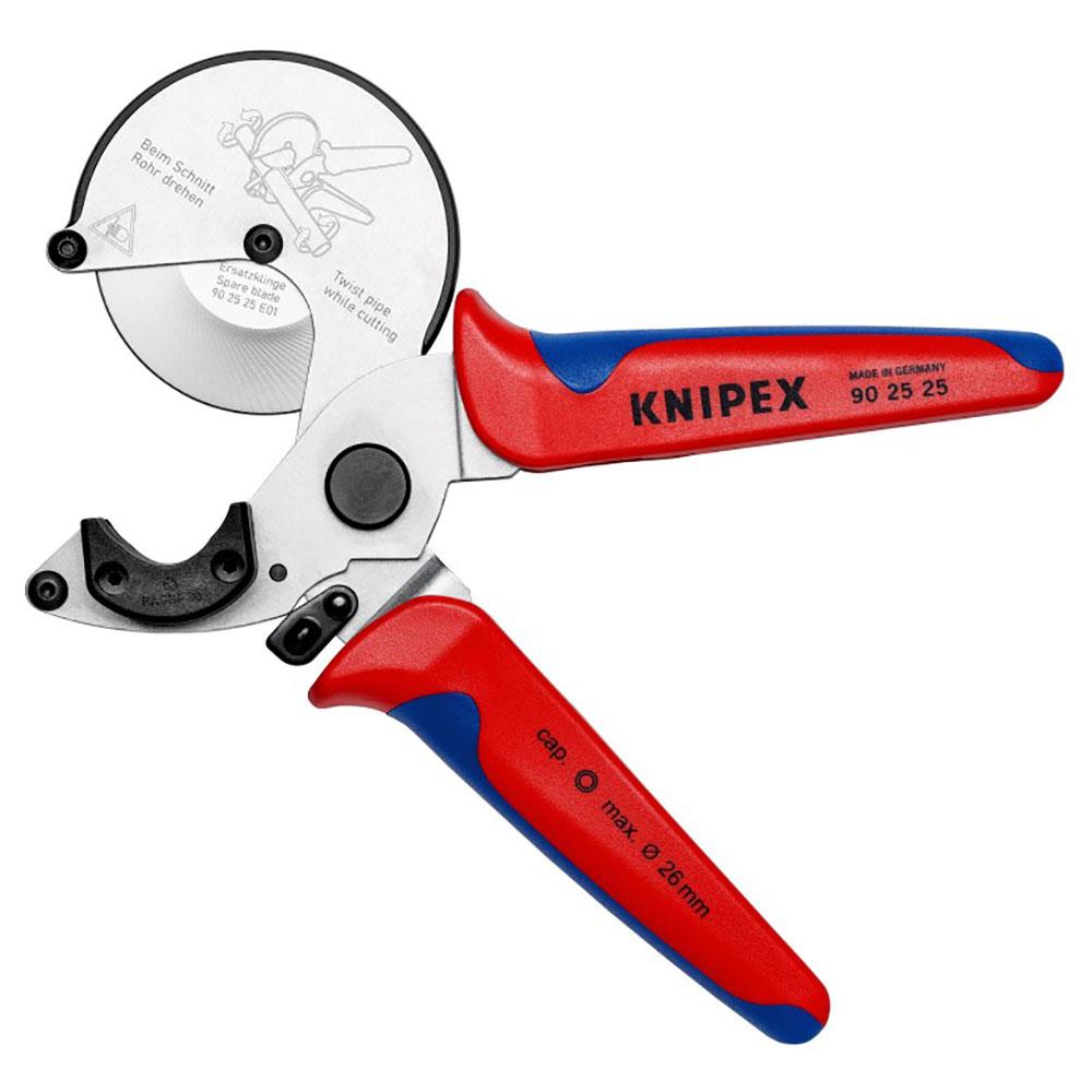 KNIPEX 90 25 25 Pipe Cutter for Composite and Plastic Pipes available