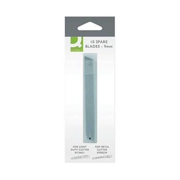 Q-CONNECT KF14757 Light Duty 9mm Blades, Pack of 10