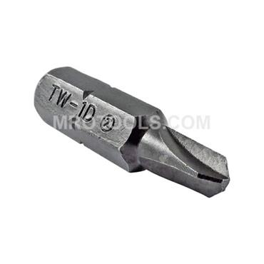 Zephyr TW-1D TRI-WING Insert Bit, 1/4" Hex Shank