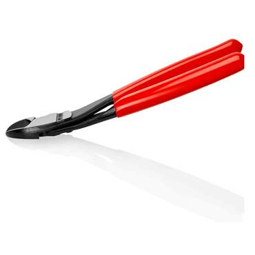 KNIPEX 74 21 200 High Leverage Diagonal Cutter with Plastic coating, 200mm