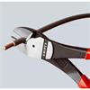 KNIPEX 74 21 200 High Leverage Diagonal Cutter with Plastic coating, 200mm