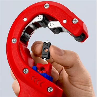 KNIPEX 90 23 02 BK DPT50 Pipe cutter for thick-walled plastic pipes