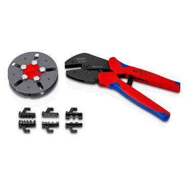 KNIPEX 97 33 03 MultiCrimp Crimping Pliers with changer magazine