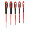 BAHCO BE-9882SL ERGO Slim VDE Insulated Slotted and Pozidriv Screwdriver Set with 3-Component Handle