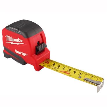 Milwaukee 5m 16ft Compact Tape Gen 2 4932498779