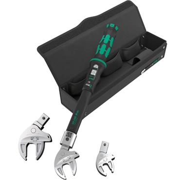 WERA 05136076001 9530 Torque Wrench Set for Heat Pumps/Air Conditioning, 4 Piece Set