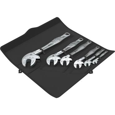 WERA 05020111001 6004 Joker 6 Set 1 Self-setting Spanner Set, 6 PIece Set