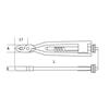 BETA 017610130 Reversible Wire Twisting Pliers with Automatic Return