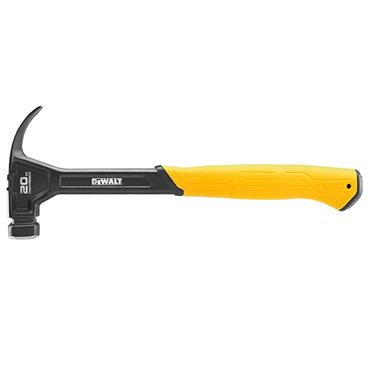 DEWALT DWHT51009-0 TOUGHSERIES Curve Claw Hammer, 20oz/0.56kg