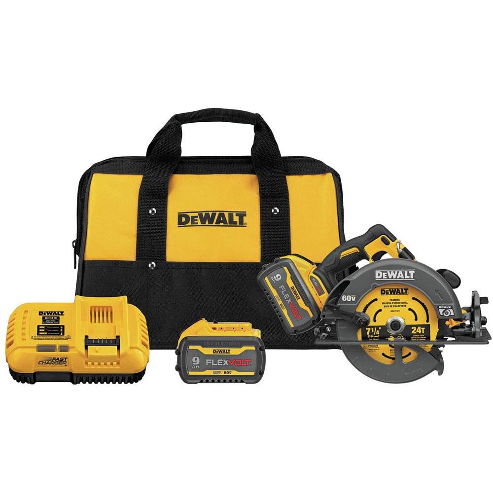 DeWalt DCS578X2 54V FlexVolt Brushless Cordless Circular Saw Kit , 2 x