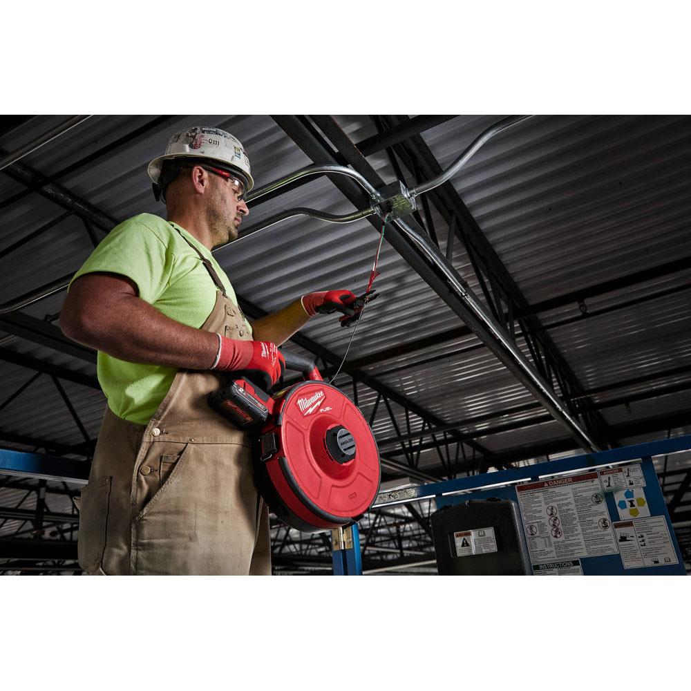 MILWAUKEE M18FPFT202 M18 Fuel Powered Fish Tape 30m, 2 x 2.0Ah