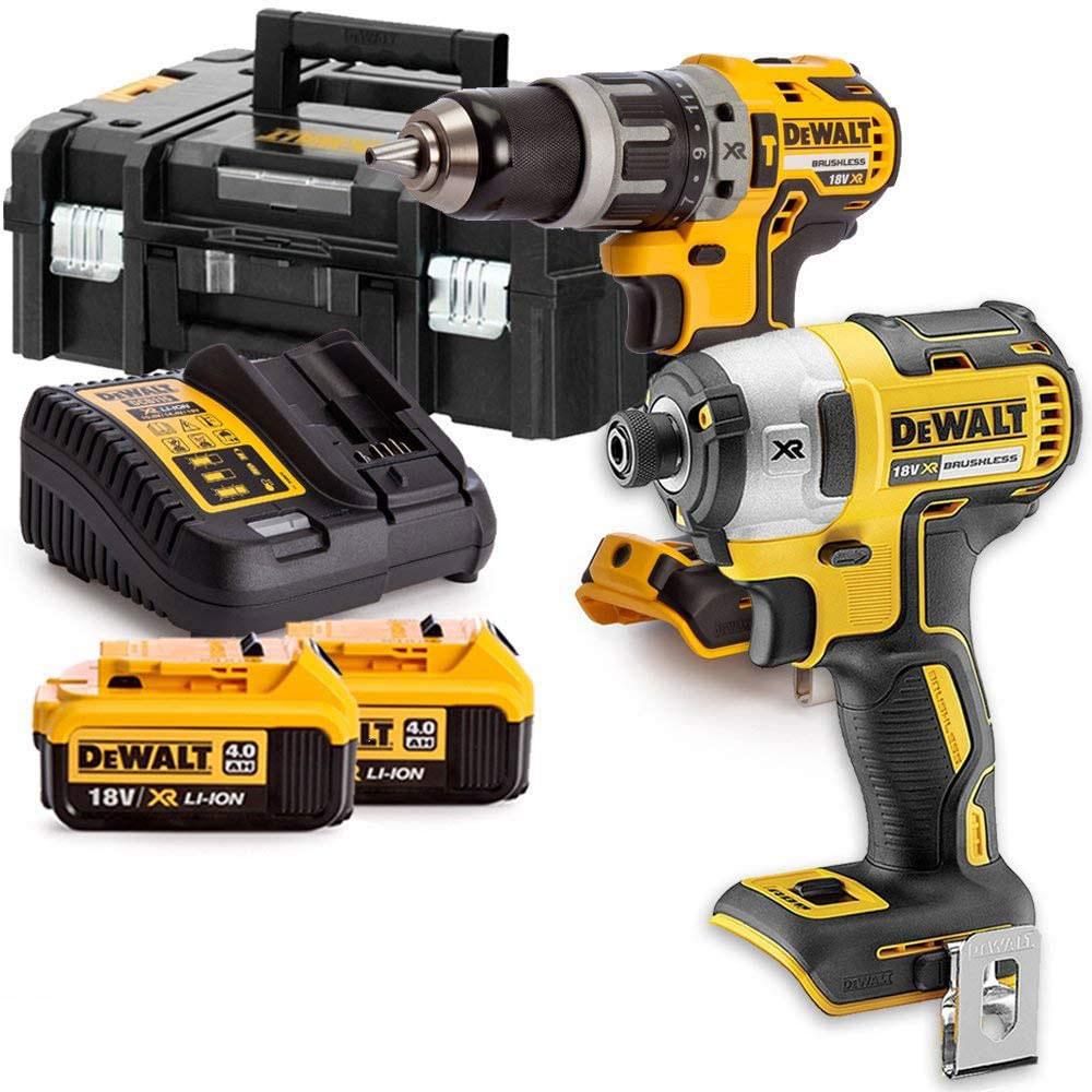 DEWALT DCK266M2T 18V XR Cordless Brushless Combi Drill & Impact Driver