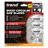 TREND 160mm X 20mm X 48T Diameter Craft Saw Blade, 3 pack CSB/160/3PK