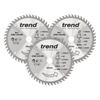 TREND 165mm X 20 X 48T Diameter Craft Saw Blade, 3 pack CSB/165/3PK/A 