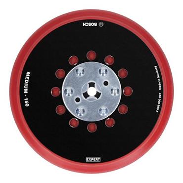 BOSCH 2608900007 Expert Multihole Backing Pad Universal, 150mm-Medium