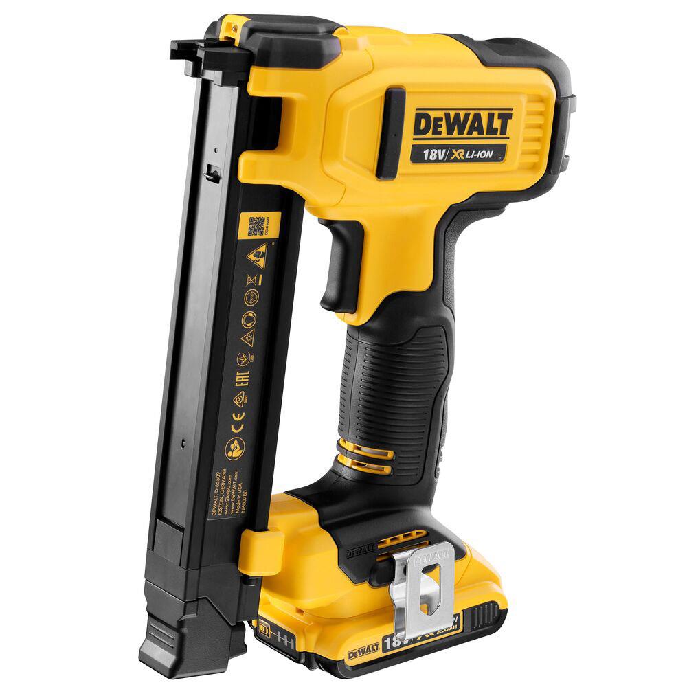 DEWALT DCN701D2 18V Electricians Staple Gun Kit, 2 x 2.0Ah Batteries