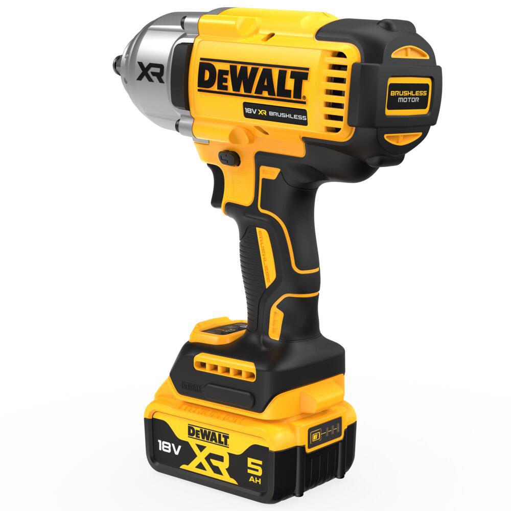 DEWALT DCF900P2T 18V XR 1/2" High Torque Impact Wrench 2 x 5.0Ah