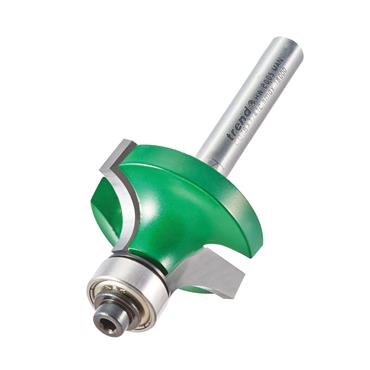 Trend Craft Pro 15.9mm 1/4" Bearing Guided Round Over Router Cutter, C078X1/4TC