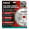 TREND PCD/FSB/2166 Fibreboard Sawblade, 216mm x 6T x 30mm