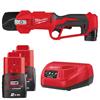 MILWAUKEE M12BLPRS-202 12V Brushless Pruning Shears Kit, 2 x 2.0Ah Batteries