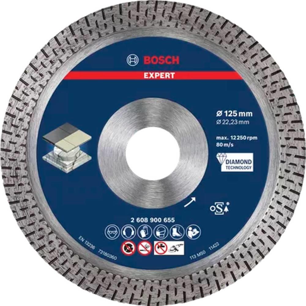 BOSCH 2608900655 EXPERT Hard Ceramic Diamond Tile Cutting Disc 125mm x ...