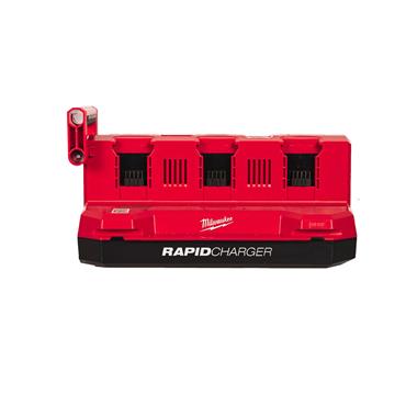 MILWAUKEE M18MPC6 4932498552 M18 Packout Six Bay Rapid Charger