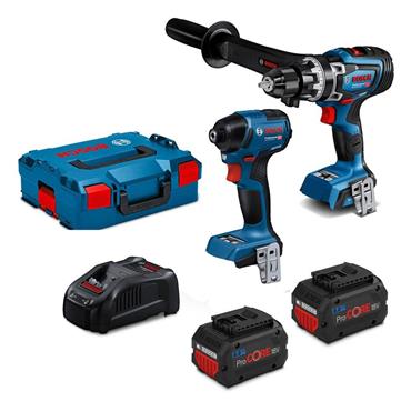 Bosch 0615A5008E 18V 8.0Ah Cordless Brushless BITURBO 2 Piece Combo Kit