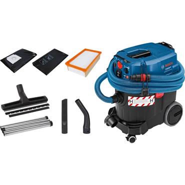 BOSCH 060193C670 GAS 35 H AFC Professional Wet and Dry Extractor, 240 V