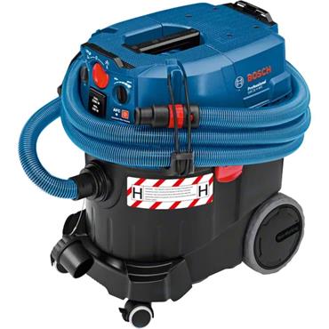 BOSCH 060193C670 GAS 35 H AFC Professional Wet and Dry Extractor, 240 V