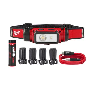 MILWAUKEE 4933479963 L4 HL2-301 USB Rechargeable Headlamp, 1 x 3.0Ah Battery