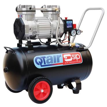 SIP 05492 QT AIR DD 1.5HP 50 Litre Ultra Low Noise Oil-Free Direct Drive Compressor 