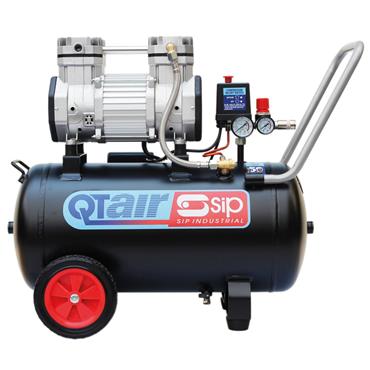 SIP 05492 QT AIR DD 1.5HP 50 Litre Ultra Low Noise Oil-Free Direct Drive Compressor 