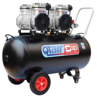 SIP 05494 QT AIR DD 3HP 100 Litre Ultra Low Noise Oil-Free Direct Drive Compressor 