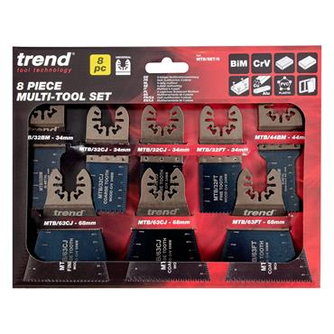Trend MTB/SET/8  Universal Multi-Tool Blade Set 8 piece