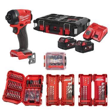 MILWAUKEE 4933499037 M18FID3100P-502P   M18 FUEL  Power Pack with Bits