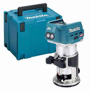 MAKITA RT001GZ20 40V Max XGT 1/4" & 3/8" Trimmer in a Makpac Type 4 Case (Body Only)