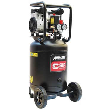 SIP DD 2hp 50 Litre Low Noise Vertical Compressor, 05483