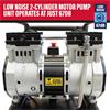 SIP DD 3hp 100 Litre Low Noise Vertical Compressor, 05484