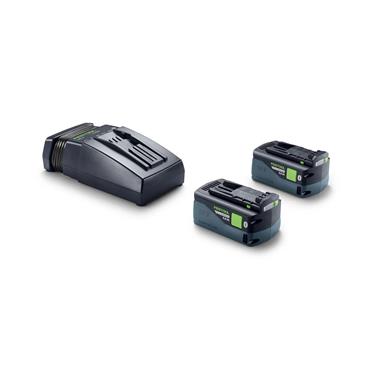 FESTOOL 18V 2 x 5,0 HP-ASI/TCL 6 Battery and Charger Energy Set, 578737