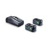 FESTOOL 18V 2 x 5,0 HP-ASI/TCL 6 Battery and Charger Energy Set, 578737