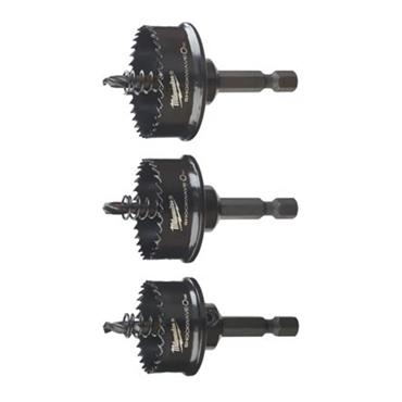 Milwaukee 49224800 SHOCKWAVE™ 3 Piece Impact Duty Holesaw Set