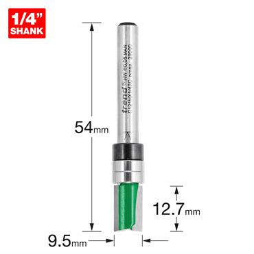 Trend 9.5mm Diameter Profile Cutter C121HX1/4TC