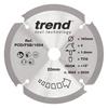 TREND TC1PCD/FSB/1604 PCD Fibre Cement Circular Saw Blade 160mm x 20mm x 4T