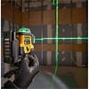 DEWALT DCLE14361GB-XJ USB-C Rechargeable 3x 360° Green Beam Laser