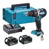 MAKITA DHP484RTJ 18V LXT Brushless 2 Speed Combi Drill, 2 x 5.0Ah Batteries